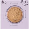 Image 1 : 1847-O $10 Liberty Head Eagle Gold Coin
