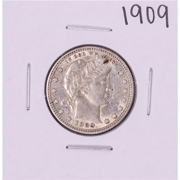 1909 Barber Quarter Coin