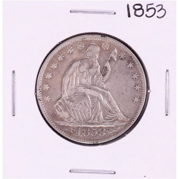 1853 Seated Liberty Half Dollar Coin