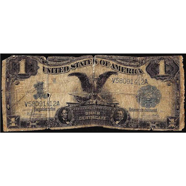 1899 $1 Black Eagle Silver Certificate Note