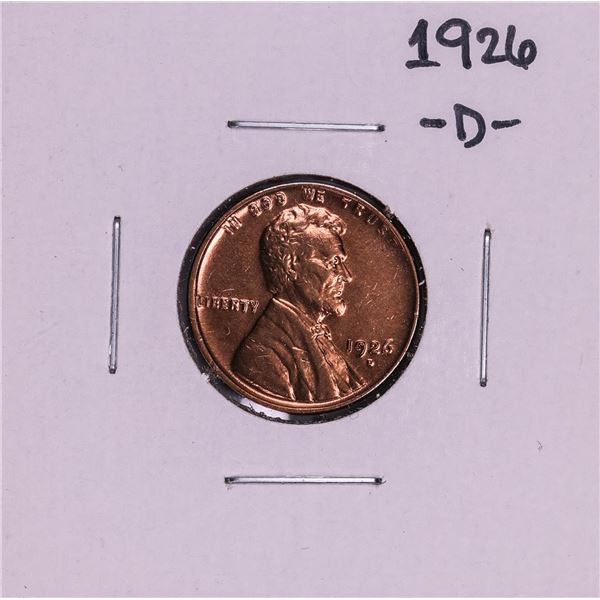 1926-D Lincoln Wheat Cent Coin