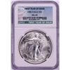 Image 1 : 1986 $1 American Silver Eagle Coin NGC MS69 First Year Issue