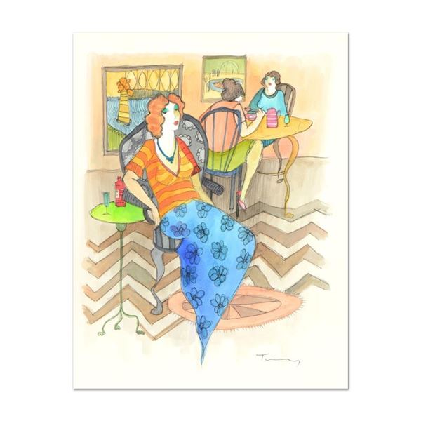 Tarkay (1935-2012) Original Watercolor On Paper