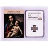 Image 1 : 1554 KB Hungary Denar 'Madonna and Child' Coin NGC XF45 w/ Story Box