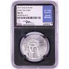 Image 1 : 2017 $100 Platinum American Eagle Coin NGC MS70 Early Releases Mercanti Signature