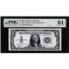 Image 1 : 1934 $1 Funnyback Silver Certificate Note Fr.1606 PMG Choice Uncirculated 64EPQ