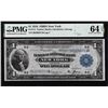 Image 1 : 1918 $1 Federal Reserve Bank Note New York Fr.712 PMG Choice Uncirculated 64EPQ