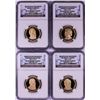 Image 1 : Lot of (4) 2011-S $1 Proof Presidential Dollar Coins NGC PF69 Ultra Cameo