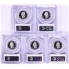 Image 2 : 2011-S Silver Proof National Parks Quarter (5) Coin Set PCGS PR69DCAM