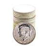 Image 1 : Roll of (20) Brilliant Uncirculated 1964 Kennedy Half Dollar Coins