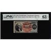 Image 1 : 1863 Fourth Issue 25 Cents Fractional Note Fr.1303 PMG Choice Uncirculated 63EPQ