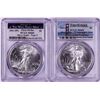 Image 1 : Lot of 2021-(S) & (W) Type 2 $1 American Silver Eagle Coins PCGS MS69 First Strike