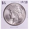 Image 1 : 1928 $1 Peace Silver Dollar Coin