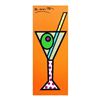 Image 1 : Romero Britto "Tangerine Martini" Limited Edition Giclee On Canvas