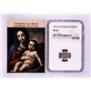 Image 1 : 1552 KB Hungary Denar 'Madonna and Child' Coin NGC XF45 w/ Story Box