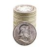 Image 1 : Roll of (20) Brilliant Uncirculated 1954-D Franklin Half Dollar Coins