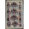 Image 1 : Uncut Sheet of $50/$50/$100/$500 The State Bank at New Brunswick, NJ Obsolete Notes