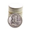 Image 1 : Roll of (20) Brilliant Uncirculated 1958 Franklin Half Dollar Coins