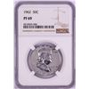 Image 1 : 1962 Proof Franklin Half Dollar Coin NGC PF69