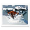 Image 1 : Mark King (1931-2014) "Back Bowls Skier" Limited Edition Serigraph On Paper