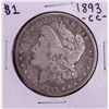 Image 1 : 1893-CC $1 Morgan Silver Dollar Coin