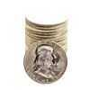 Image 1 : Roll of (20) Brilliant Uncirculated 1961-D Franklin Half Dollar Coins
