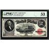 Image 1 : 1917 $2 Legal Tender Note Fr.60 PMG About Uncirculated 53