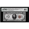 Image 1 : 1934A $20 Hawaii WWII Emergency Issue Federal Reserve Note PMG Choice Uncirculated 64