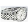 Image 2 : Rolex Mens Stainless Steel Silver Index Oyster Perpetual Datejust Wristwatch