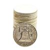 Image 2 : Roll of (20) Brilliant Uncirculated 1963-D Franklin Half Dollar Coins