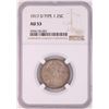 Image 1 : 1917-D Standing Liberty Quarter Coin NGC AU53