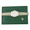 Image 4 : Rolex Men's Two Tone Mother Of Pearl VS Diamond Datejust Wristwatch With Rolex Box