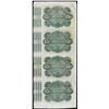 Image 2 : Uncut Sheet of (4) State of Louisiana Baby Bond Obsolete Notes