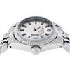 Image 3 : Rolex Ladies Stainless Steel Silver Index Datejust Oyster Perpetual Wristwatch