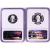 Image 2 : Lot of (2) 2006-S Proof Silver State Quarter Coins NGC PF69 Ultra Cameo