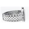 Image 5 : Rolex Mens Stainless Steel 3 ctw Red Vignette Roman Diamond Datejust Wristwatch