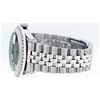 Image 9 : Rolex Mens Stainless Steel 3 ctw Red Vignette Roman Diamond Datejust Wristwatch