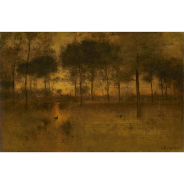 George Inness - The Home of the Heron