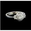 0.77 ctw Diamond Ring - 14KT White Gold