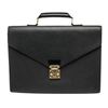Louis Vuitton Black Leather Amabassador Briefcase Bag