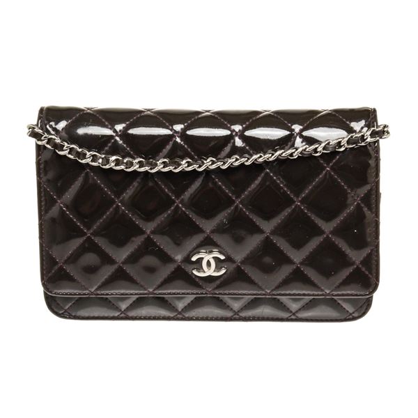 Chanel Black Leather WOC Crossbody Bag