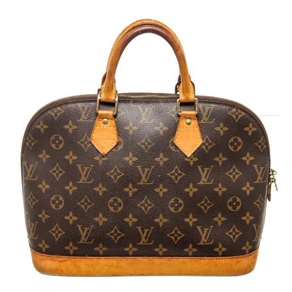 Louis Vuitton Brown Alma PM Satchel