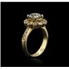 Image 3 : 14KT Yellow Gold 2.46 ctw Diamond Ring