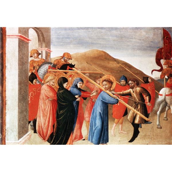 Sassetta - Christ Carrying the Cross