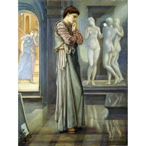 Edward Burne-Jones - Pygmalion and the Image III