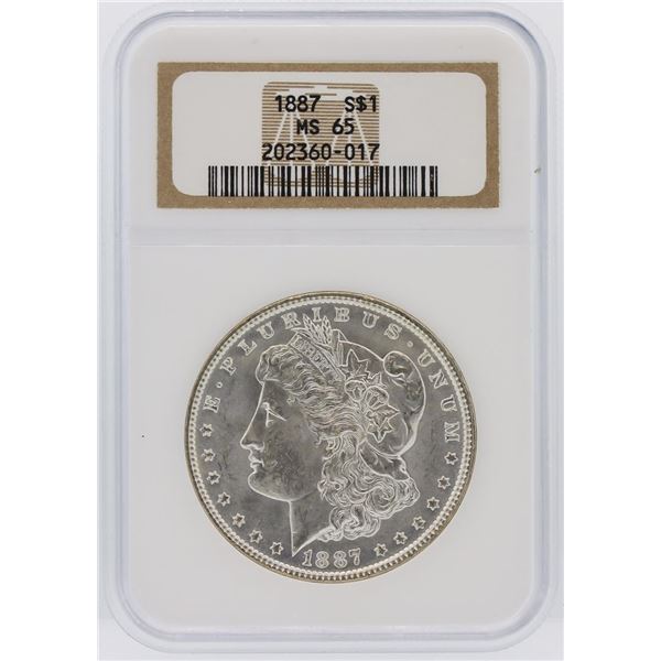 1887 NGC MS65 Morgan Silver Dollar