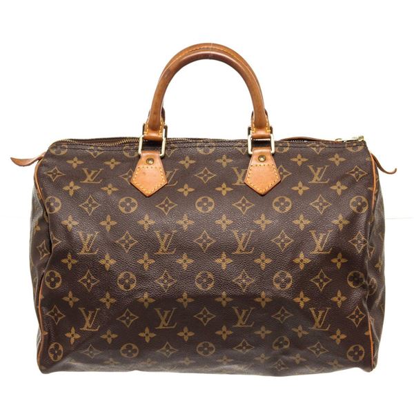 Louis Vuitton Brown Speedy 30cm Satchel Bag