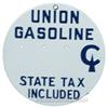 Image 1 : Union Gasoline Porcelain Sign - 10" Diam