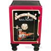 Image 1 : Restored Medium Size Safe  Black w Nickel Trim