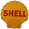 Image 2 : Shell Double Sided Porcelain Die-Cut Sign - 48"